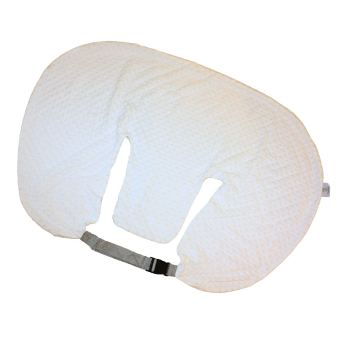 COVER for twin W nursing pillow - WHITE