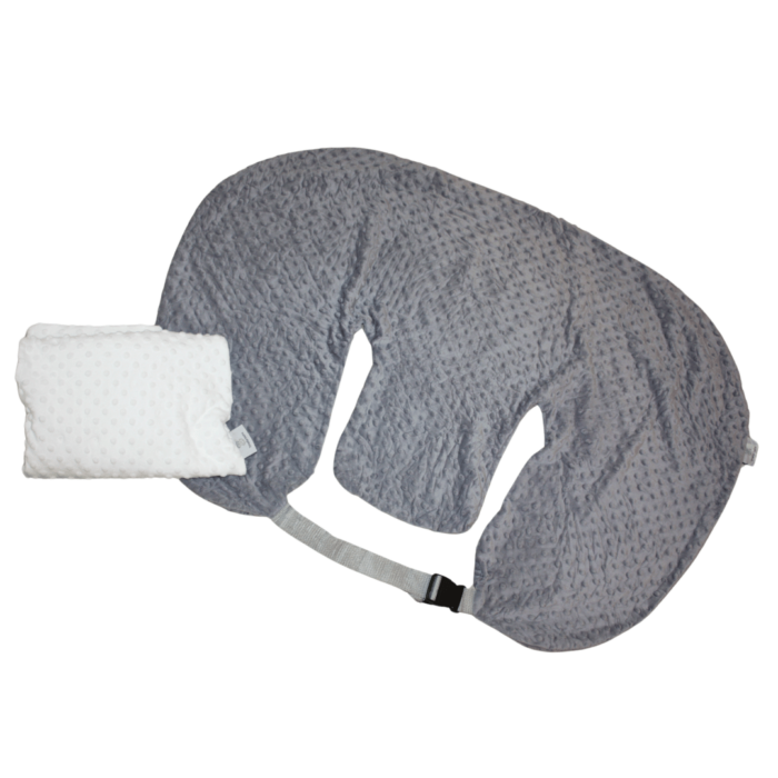 COVER for twin W nursing pillow - GREY - Image 2