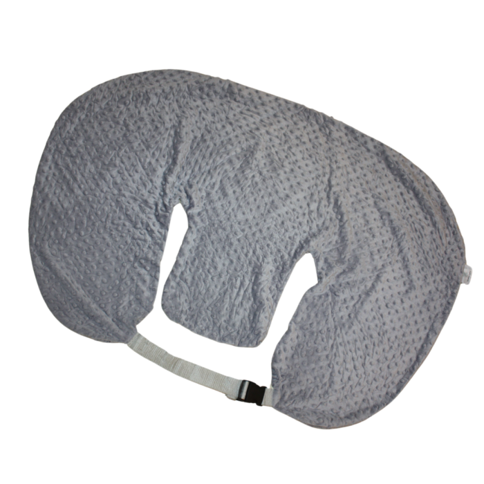 COVER for twin W nursing pillow - GREY